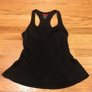 Spanx workout Peplum tank